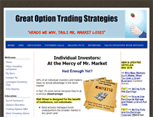 Tablet Screenshot of great-option-trading-strategies.com